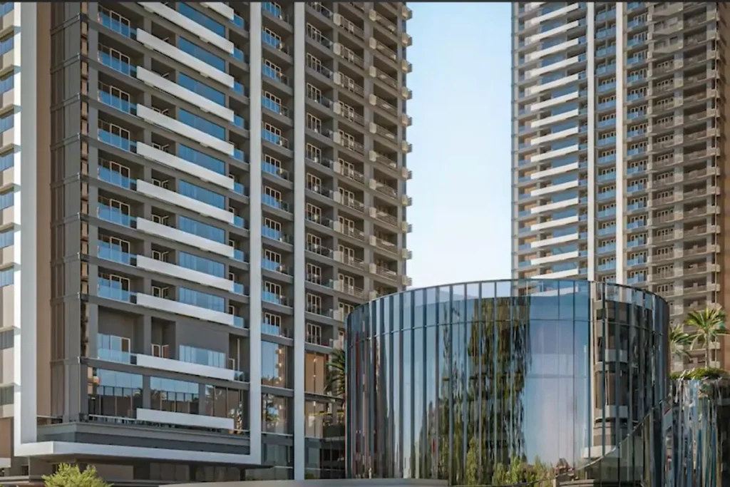 Modern exterior view of Le Pont Residences condominium towers by RLC Residences