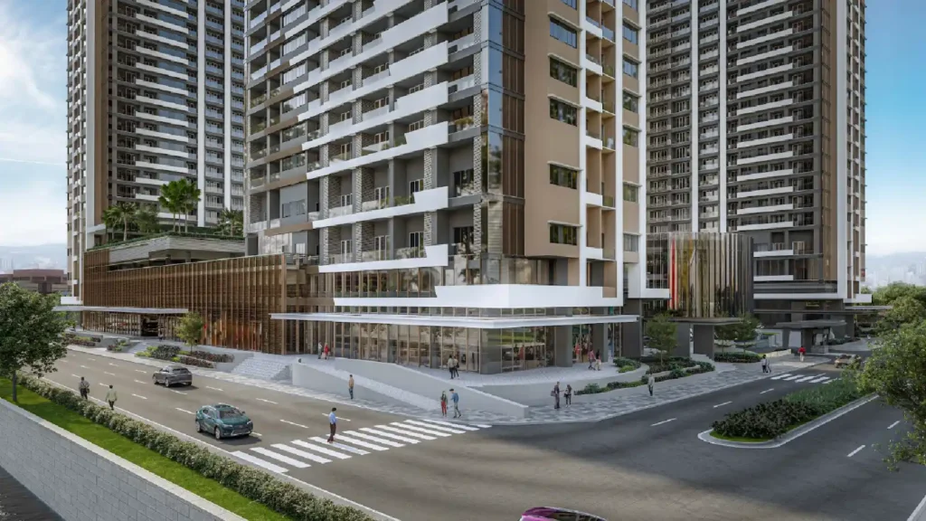 Modern exterior facade of Mantawi Residences condominium development in Cebu